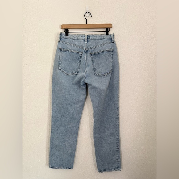 AGOLDE High Rise Stovetop Straight Leg Jeans in Destination Light Wash Size 29 - Picture 11 of 15